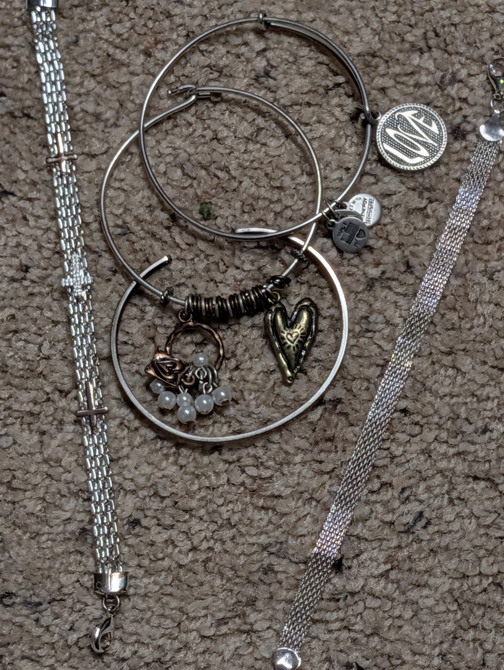 Silver Charm Bracelet Bundle